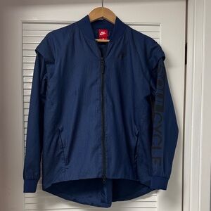 Nike Women's Blue Windbreaker SoulCycle